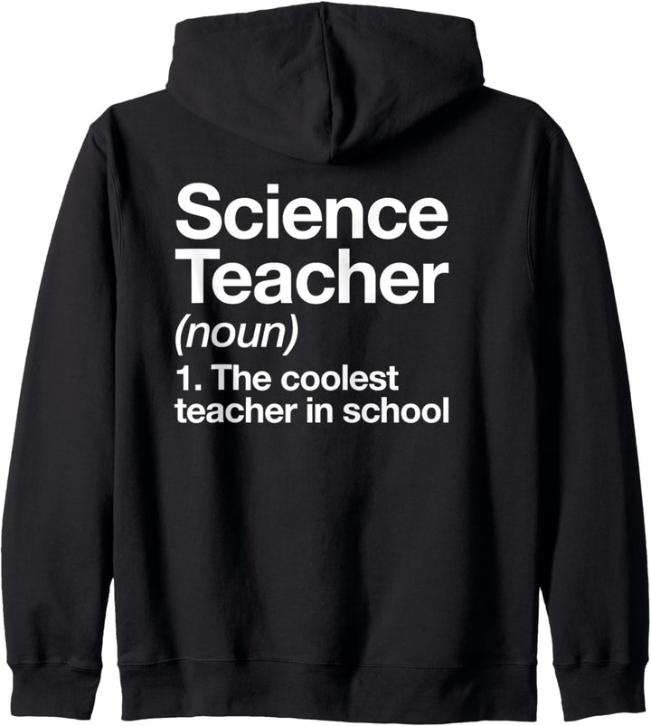 Wissenschaft Lehrer Definition Lustige Schule Kapuzenjacke