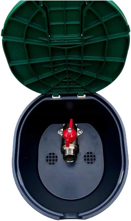 RAIN Ventilkasten Ventilbox Verteilerkasten Bewässerung rund mit Kugelhahn 3/4" PZCR 15