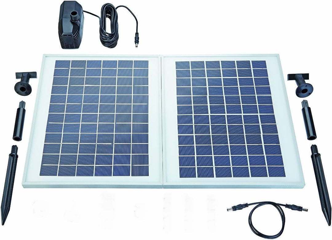 wasserkaskaden Fulda Komplettanlage mit Solar Pumpe, mehrfarbig