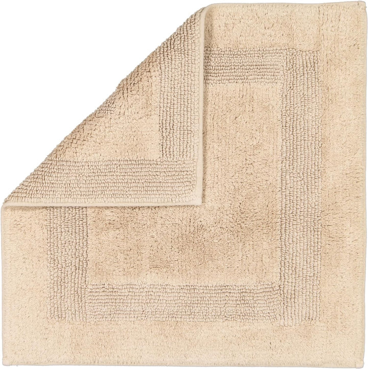 Cawö Home Badteppiche Luxus Badteppich 1000 Sand - 375 60x60 cm, 60x60 cm