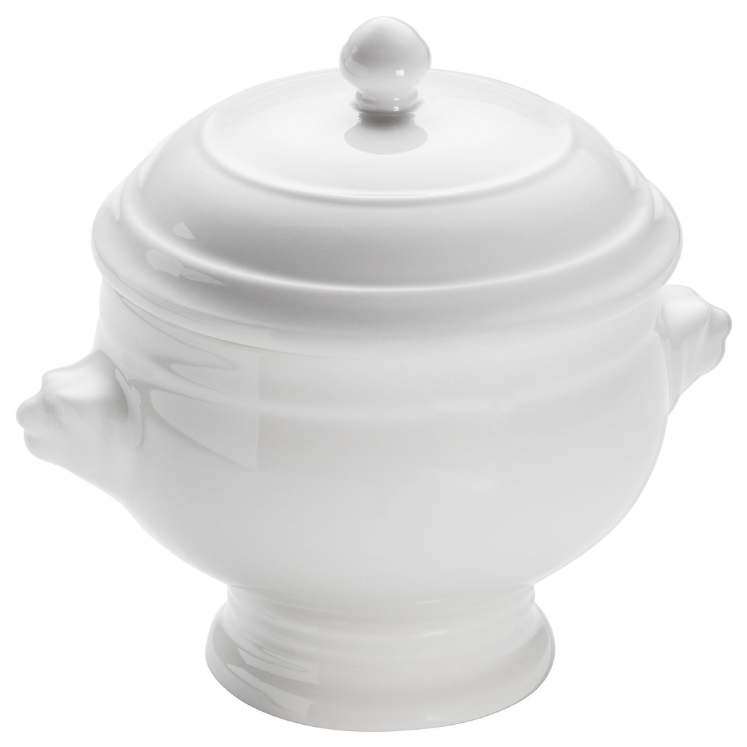 Maxwell & Williams AA3516L Suppentasse mit Deckel Lion – Porzellan Weiss – 510 ml Füllvolumen – Kitc