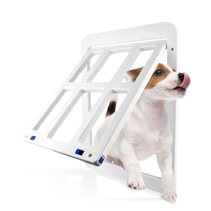 PETCUTE Hundeklappen Katzenklappe Automatisch,Hundeklappe mit Magneten,Haustierklappe für Fliegengit