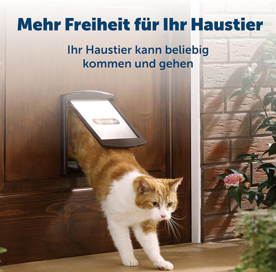 PetSafe Staywell Haustiertüre Original mit 2 Verschlussoptionen, Für Innen- und Aussentür, Für Hunde