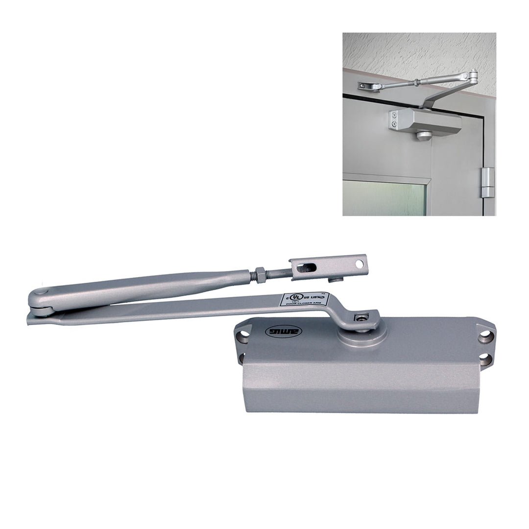 AMIG Türschliesser 20427 777 C/Vorhaltezeit Silber