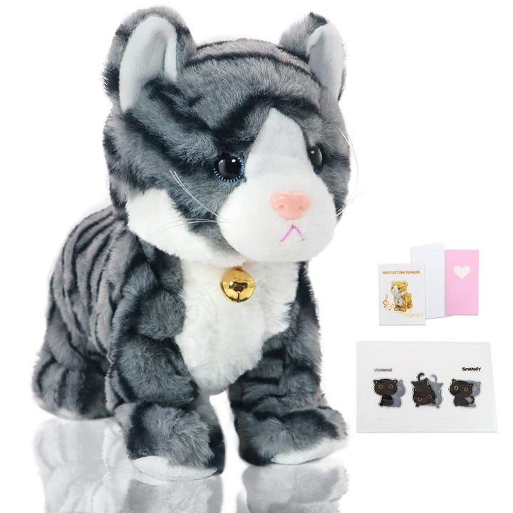 Smalody Interactive Plüschtiere, Neuheit Sound Control Elektronische Katze Elektronische Haustiere R