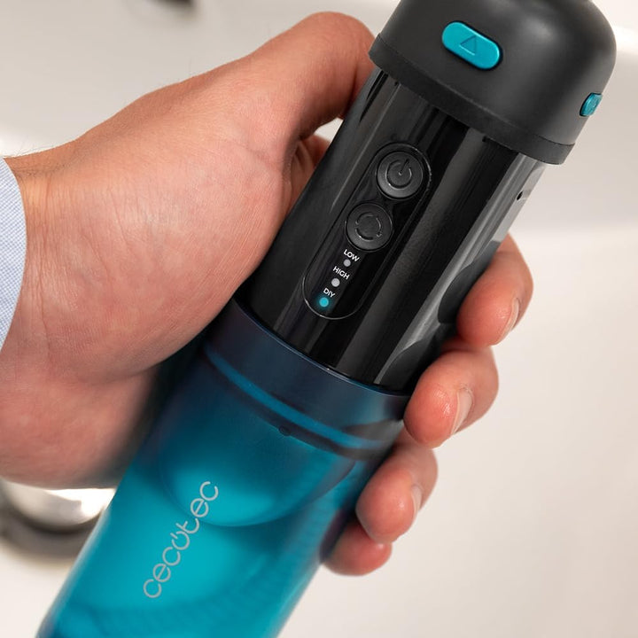 Cecotec Tragbares Akku-Zahnbürsten Irrigator - Zahnreiniger mit 3 Düsen ToothCare Jet Fresh. 1200 U/