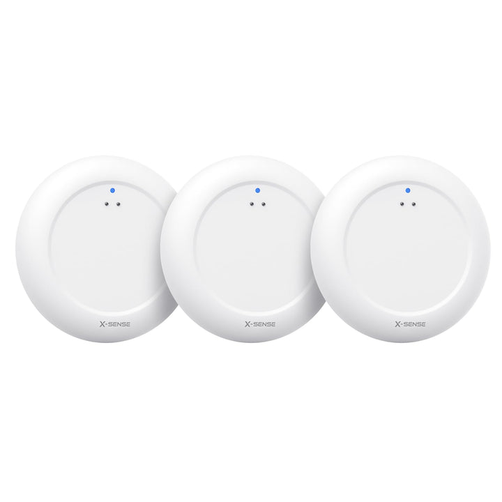 X-Sense Wassermelder WLAN, Smarter Wassermelder, mit App-Warnungen（nur 2.4Ghz）, wasserdicht nach IP6