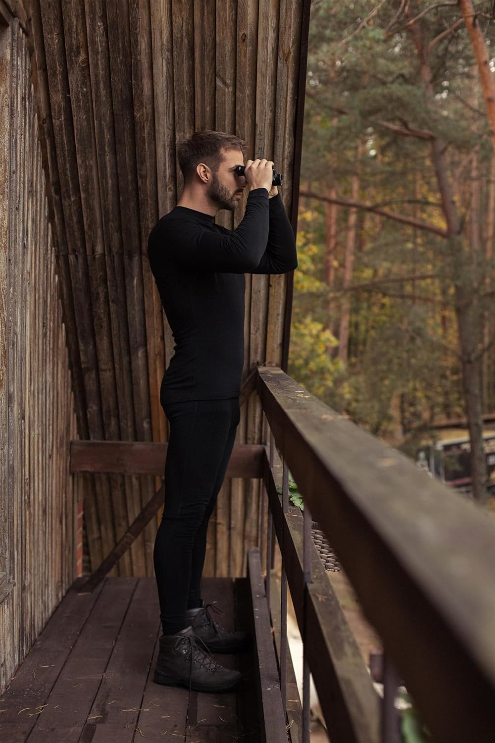 Thermowave Arctic Merino Unterwäsche Herren - Lange Unterhose Männer M Schwarz/, M Schwarz/