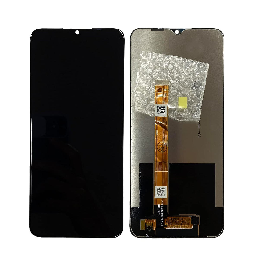 Smartex® Display LCD kompatibel mit Realme C11 / C15 (RMX2185 - RMX2180) Schwarz Bildschirm, C11 / C