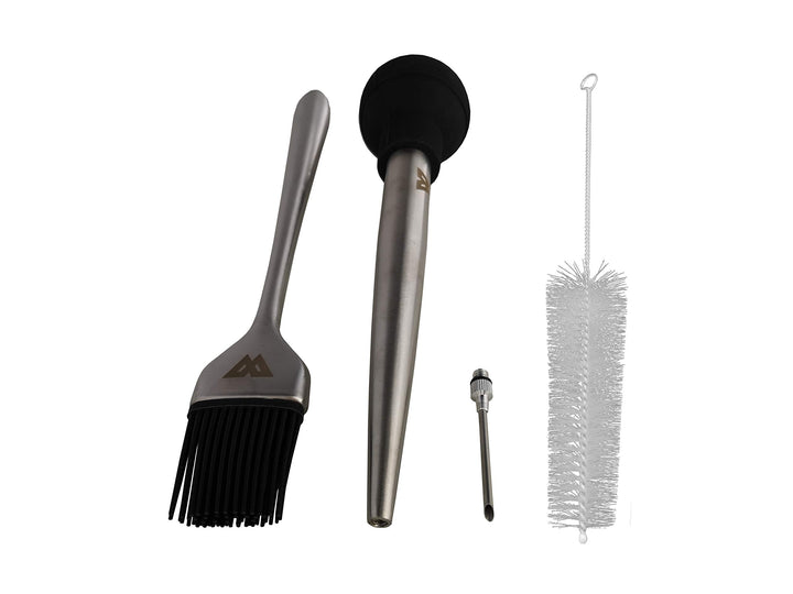 Wolfcut Bratenspritzen Set BBQ ∙Truthahn-Bratset ∙Marinaden Spritze zum Einspritzen von Marinaden Fo