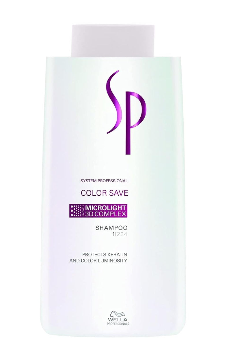 Wella SP System Professional Color Save Shampoo, 1000 ml, 1er Pack, (1x 1 L)