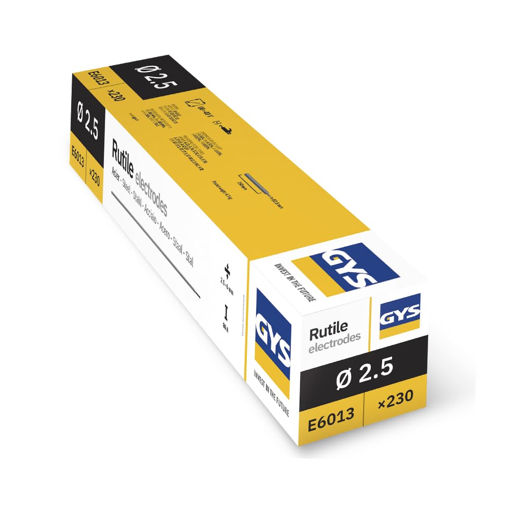GYS 085039 230 Rutil-Elektroden Stahl, 0 W, 0 V, gelb, 230