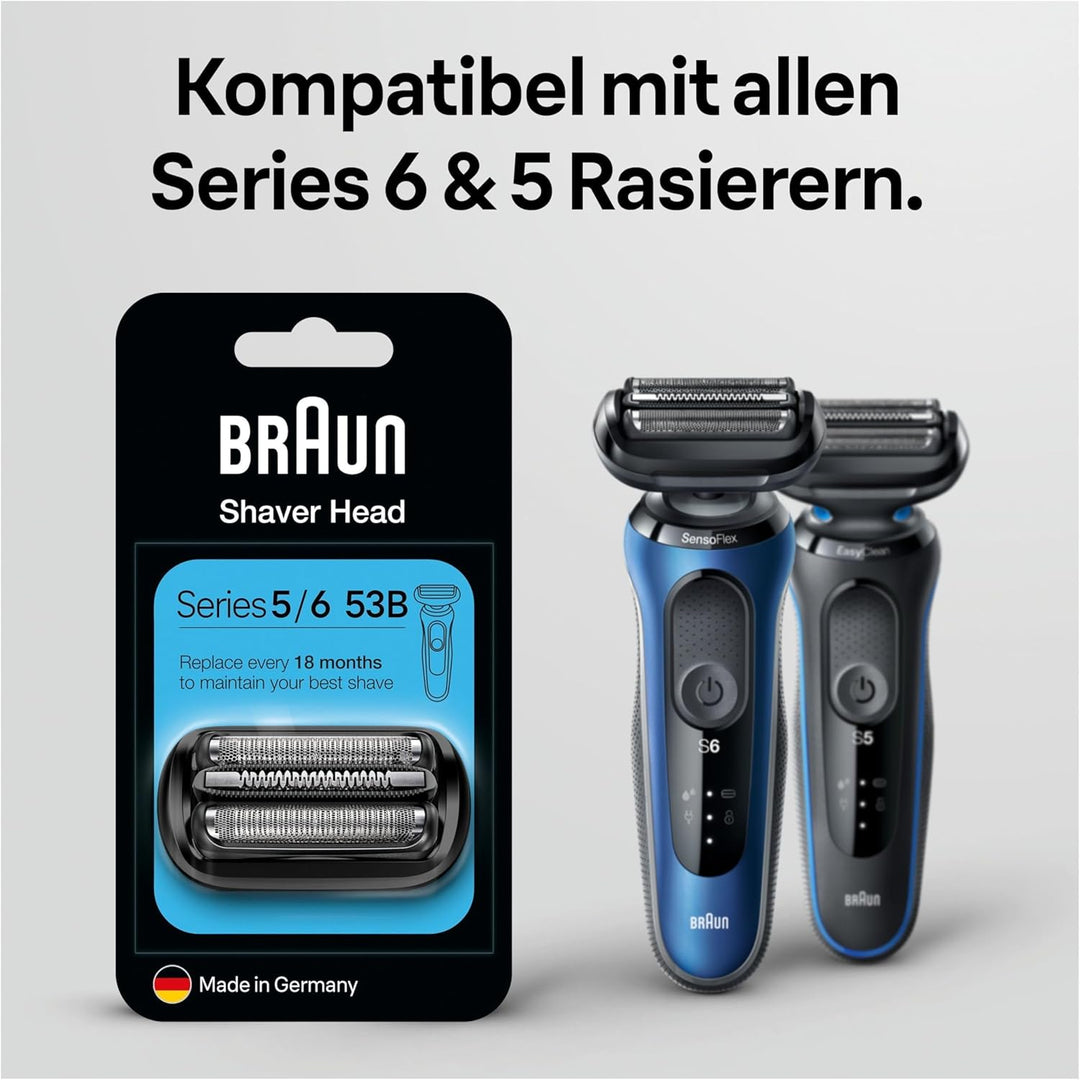 Braun Series 5 Scherkopf, Elektrorasierer, Ersatzscherteil kompatibel mit Rasierer Herren Series 5 u