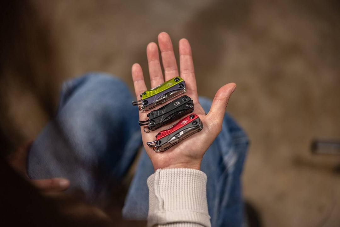 Gerber Multifunktionswerkzeug mit 12 Funktionen, Dime Pocket Multi-Tool, Schwarz, 31-003610 Schwarz