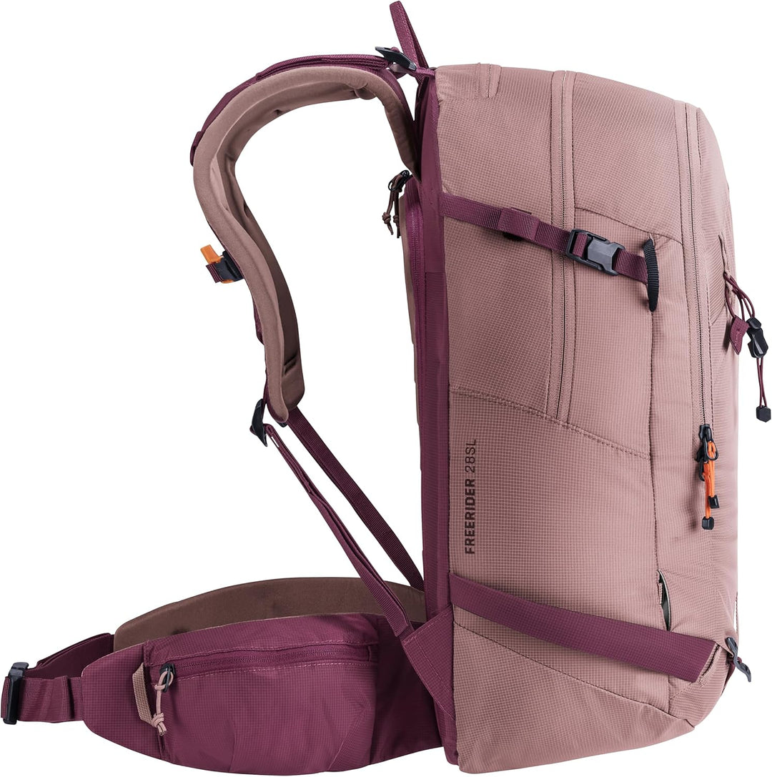 deuter Freerider 28 SL leichter Skirucksack für Damen Ashrose-cassis, Ashrose-cassis