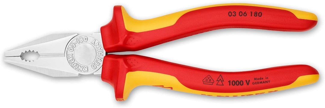 Knipex 00 20 12 – Elektro-Paket mit drei VDE-geprüften Zangen &amp; 87 26 250 Cobra - Hightech-Wasserpum
