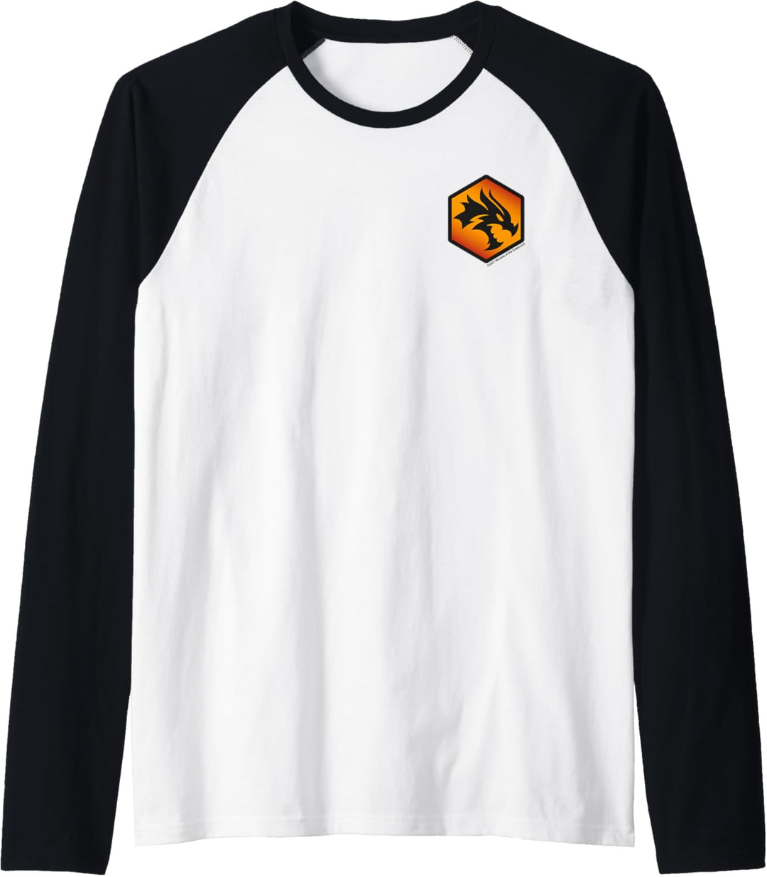 Magic: The Gathering D&D Dragon Hexagon Pocket Logo Raglan