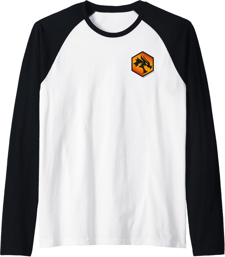 Magic: The Gathering D&D Dragon Hexagon Pocket Logo Raglan