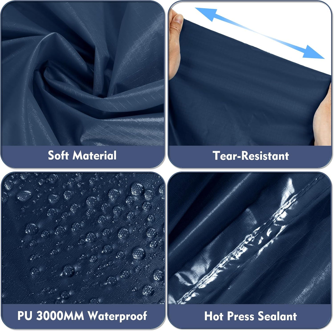 Regenponcho Wasserdicht Regencape mit Kapuze Multifunktionales Regenmantel Wiederverwendbar Regenkle