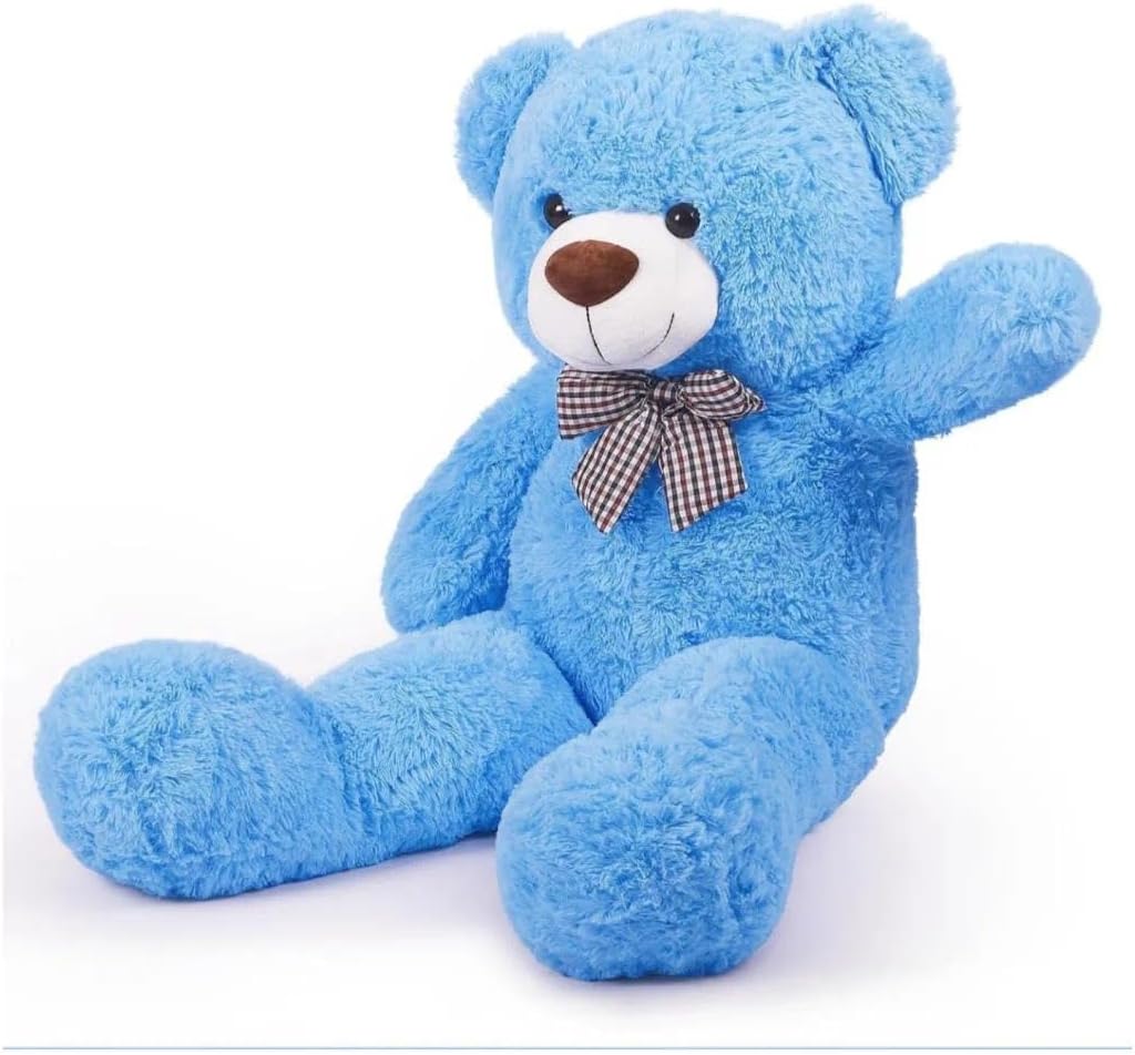 SNOWOLF XXL Teddybär 120cm Riesen Weiches Spielzeug gross Stofftier Plüschtier Plüschbär Kuschelbär