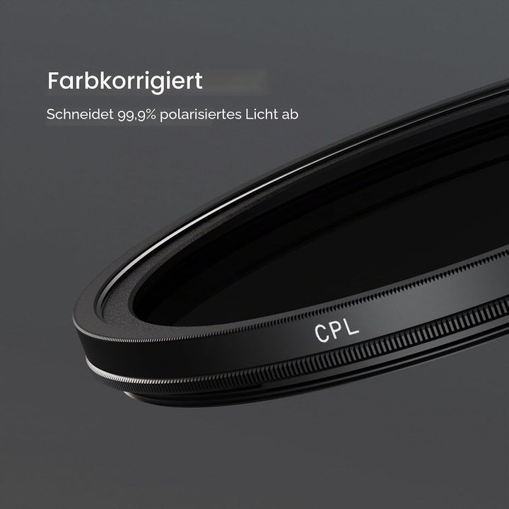 Urth 49 mm Polfilter (Polarisationsfilter) CPL Filter 49mm, 49mm