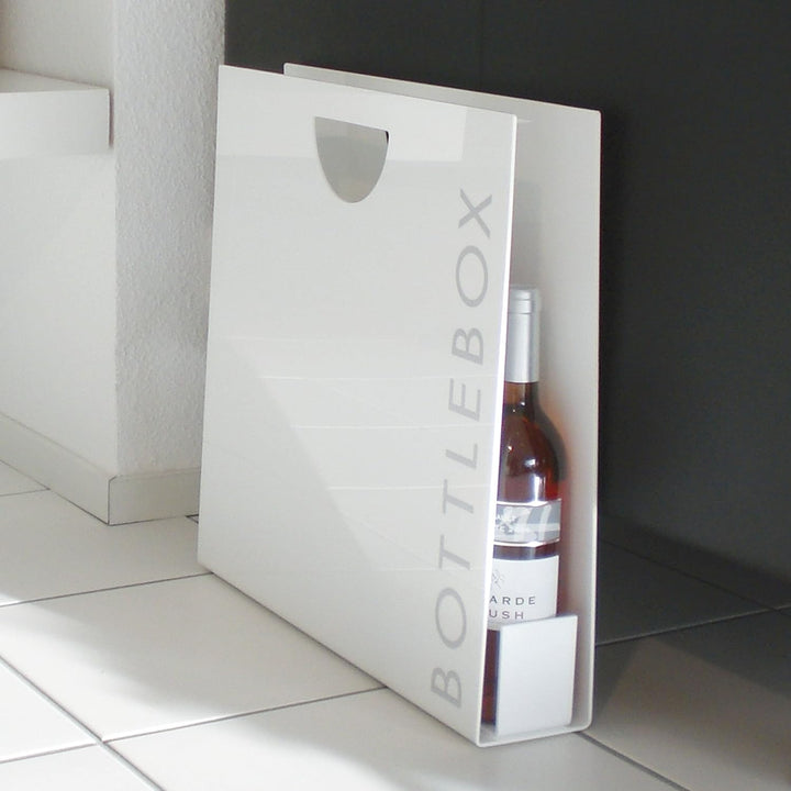 BOTTLEBOX Flaschenhalter, Varianten:weiss glänzend
