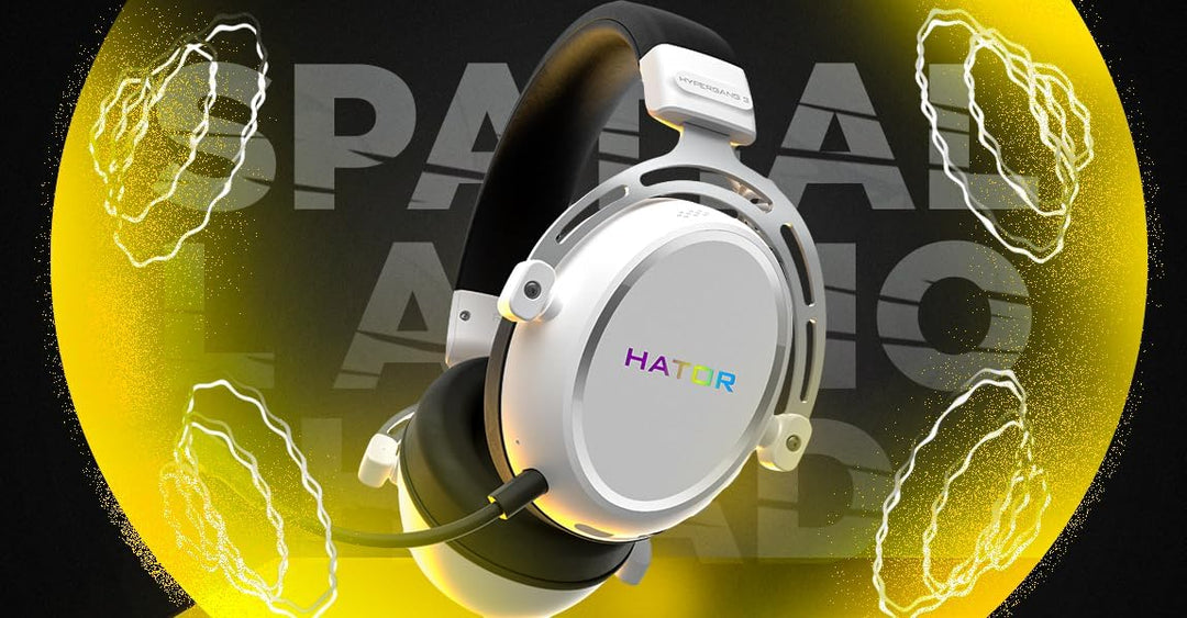HATOR Hypergang 3 Wireless Gaming-Headset – Hi-Res Audio, Hybrid ANC, 45h Akku, Spatial Audio, Bluet