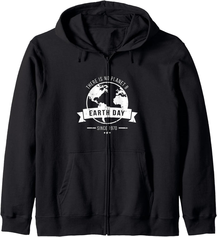Earth Day Plan B Vintage Kids oder Lehrer Globale Erwärmung Kapuzenjacke