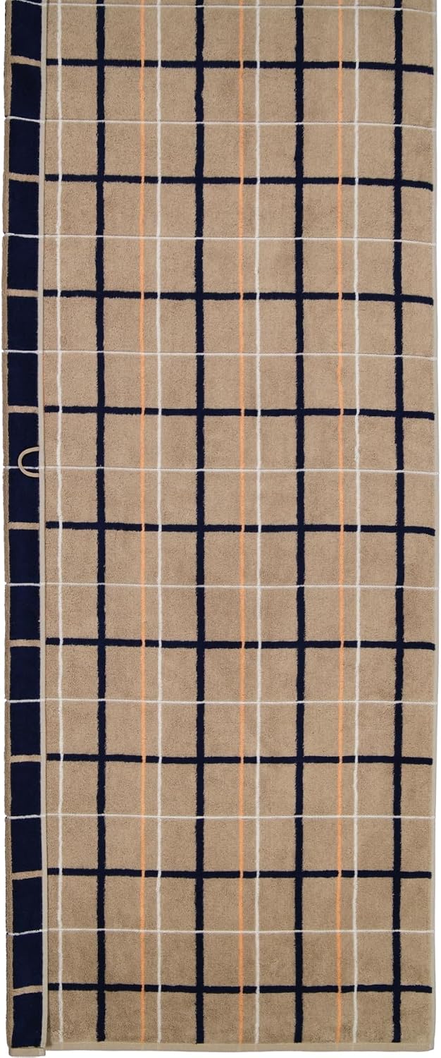 Cawö Home Handtücher Avenue Karo 339 Sand - 31 Saunatuch 70x180 cm, Saunatuch 70x180 cm