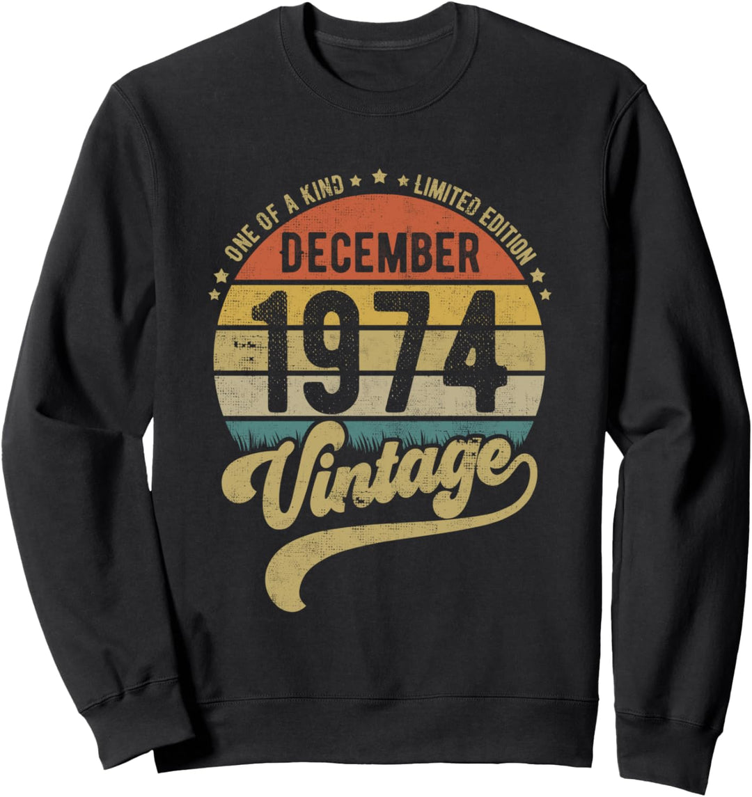 Reto 47. Geburtstag, 47 Jahre alt Geboren im Dezember 1974 Sweatshirt