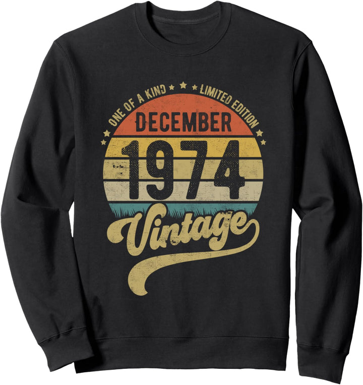 Reto 47. Geburtstag, 47 Jahre alt Geboren im Dezember 1974 Sweatshirt