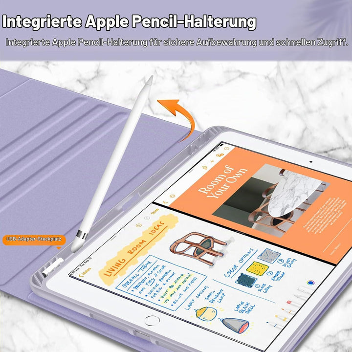 FINTIE Tastatur Hülle für iPad 10.2 Zoll (9/8/7 Generation, 2021/2020/2019) Fantacy Ombre, Fantacy O