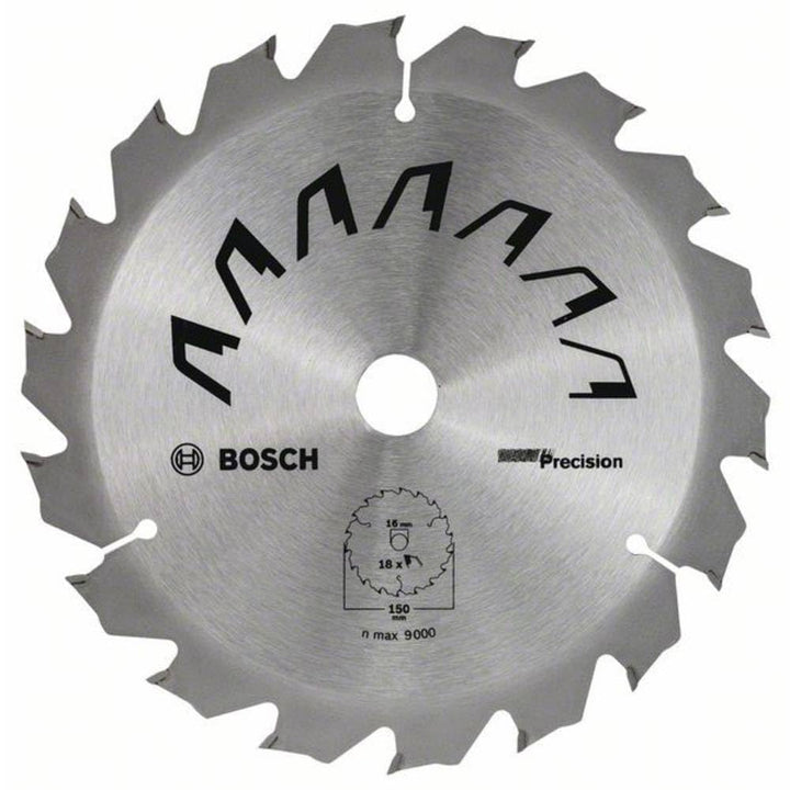 Bosch Home and Garden 2609256D62 Bosch Kreissägeblatt (für Holz, AussenØ: 150 mm, Bohrung: 16 mm, Zu