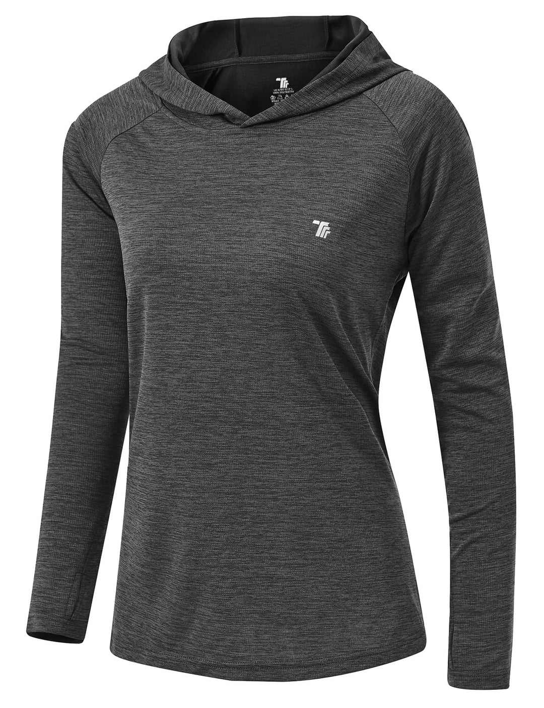 donhobo Damen Sport Shirt Langarm Laufshirt UPF 50+ UV Schutz Schnelltrocknend Pullover Sweatshirts
