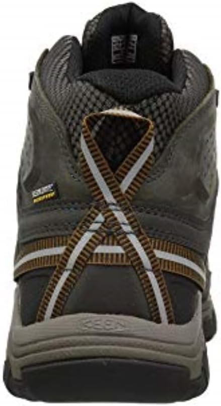 KEEN Herren Targhee 3 Mid Waterproof Wanderstiefel 39.5 EU Black Olive Golden Brown, 39.5 EU Black O