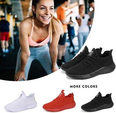 BUBUDENG Damen Sneakers Turnschuhe Sportschuhe Freizeitschuhe Atmungsaktiv Laufschuhe Strassenlaufsc