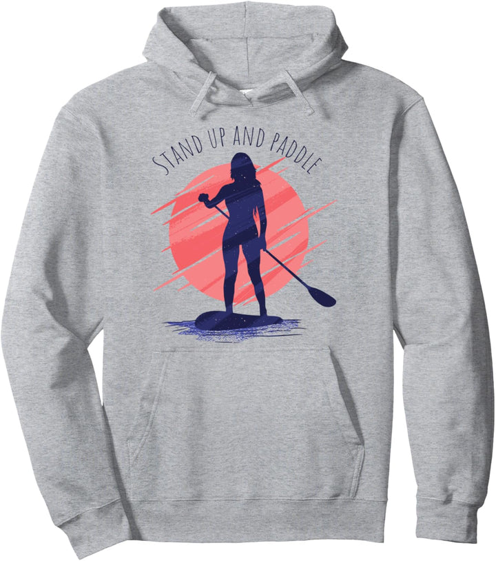 SUP Board Paddle Stand Up Paddling Pullover Hoodie