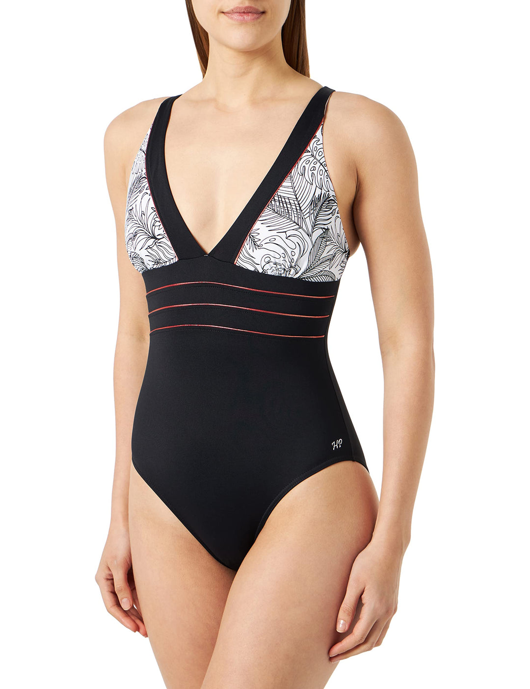 HAUTE PRESSION Damen T1057 CO1 Badeanzug, Multicolore, 46