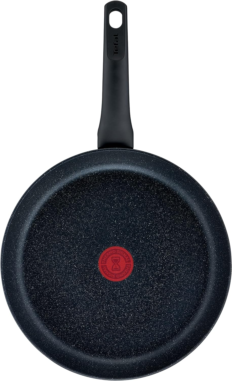 Tefal G28104 Black Stone Bratpfanne 24 cm | Mineralia+ Antihaftversiegelung | sicher | Thermo-Signal