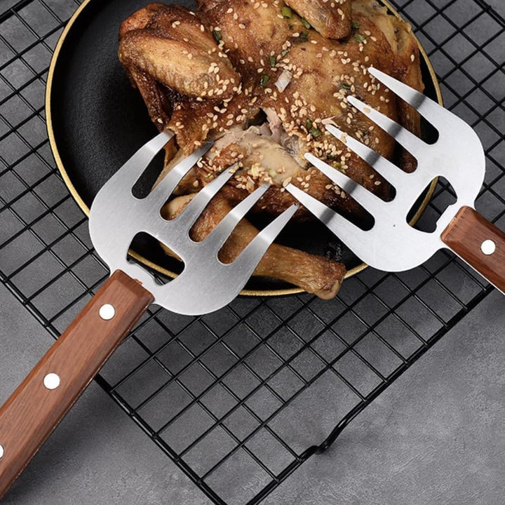 ARFUKA 2 Stück Pulled Pork Krallen BBQ Fleischkrallen Meat Claws Chicken Shredder zum Zerkleinern vo
