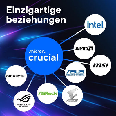 Crucial Pro DDR5 RAM 48GB Kit (2x24GB) 6000MHz, Intel XMP 3.0, PC Computer Arbeitsspeicher - CP2K24G