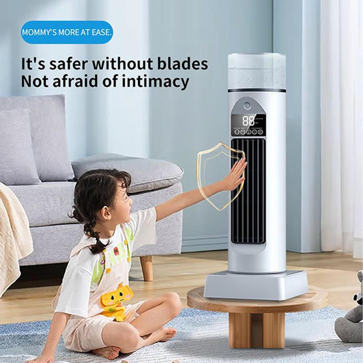 Turm Klimaanlage,Turmventilator Mit Wasserkühlung,Cool Air Lüfter Für Schlafzimmer, Ruhige Oszillier