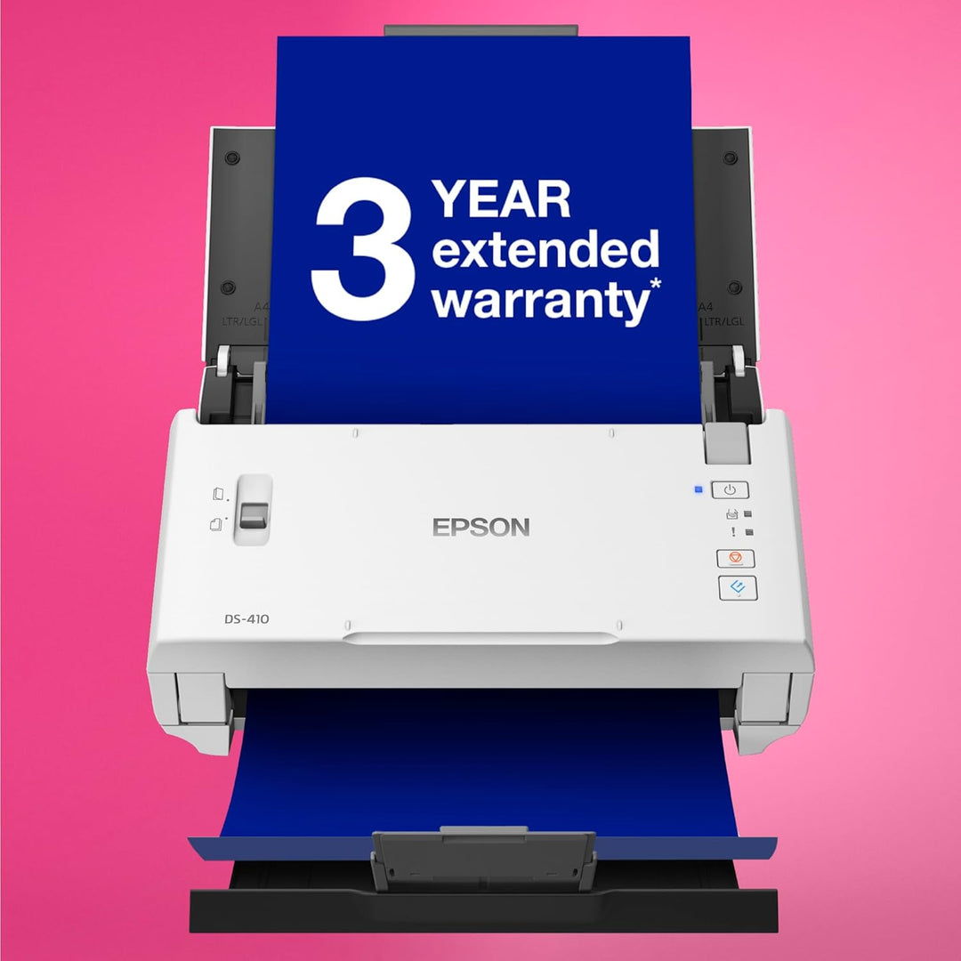 Epson Workforce DS-410 Desktop-Business-Scanner, 26 ppm, USB