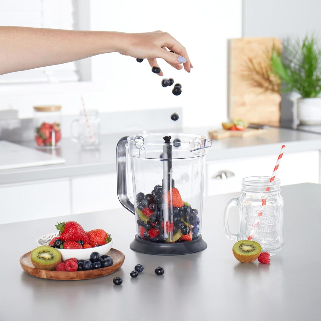 Petra PT5393BGRYVDE Kabelloser Kannenmixer & Deckel – Smoothie Maker, wiederaufladbarer 10,8V-Akku,
