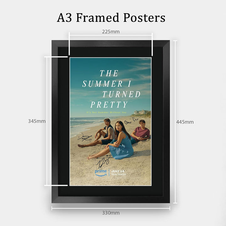HWC Trading FR A3 The Summer I Turned Pretty Geschenke Gedrucktes Signiertes Autogramm Poster für Fa