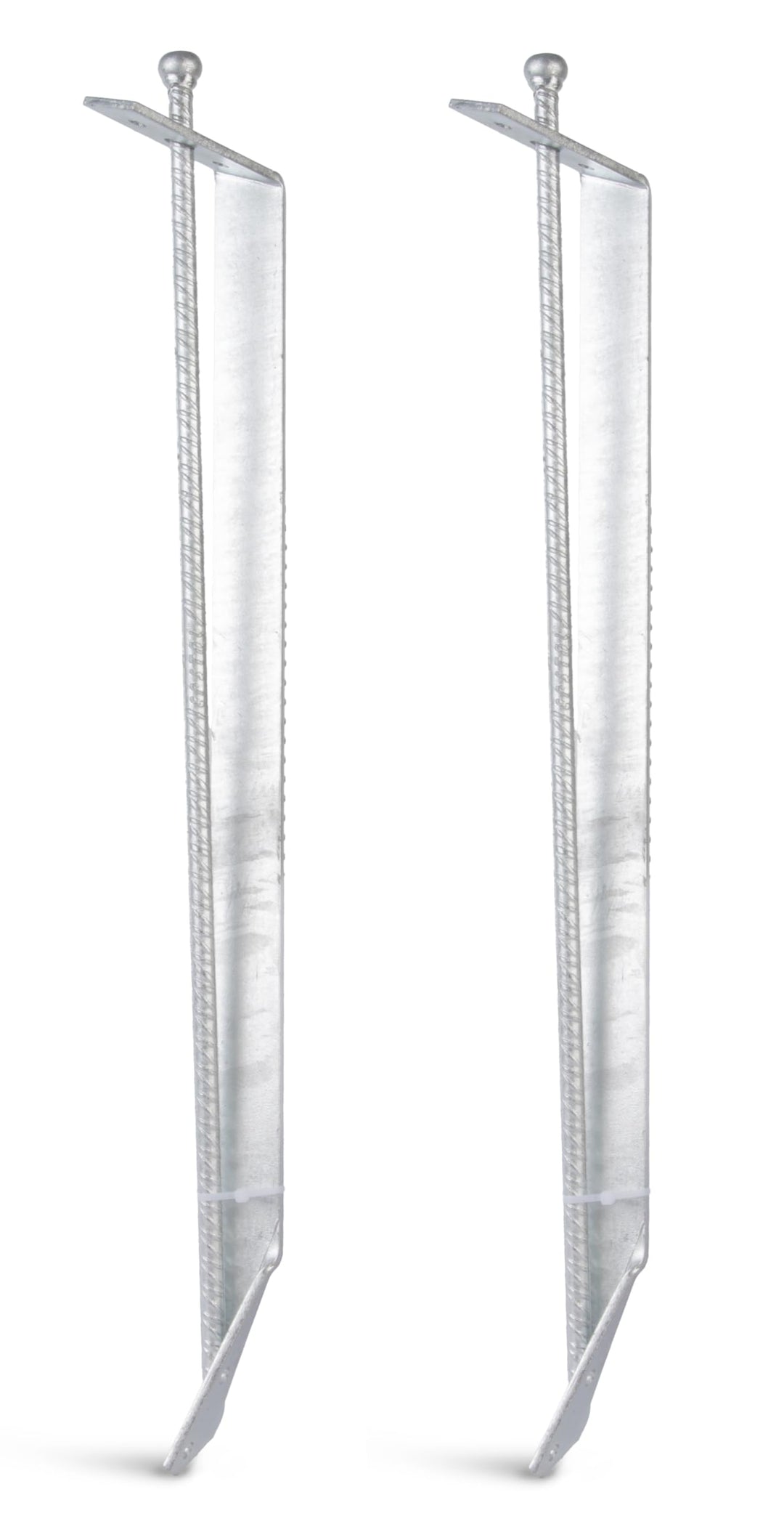 Alberts 215484 Sturmanker mit Erddorn | feuerverzinkt | Gesamthöhe: 637 mm | 2er Set