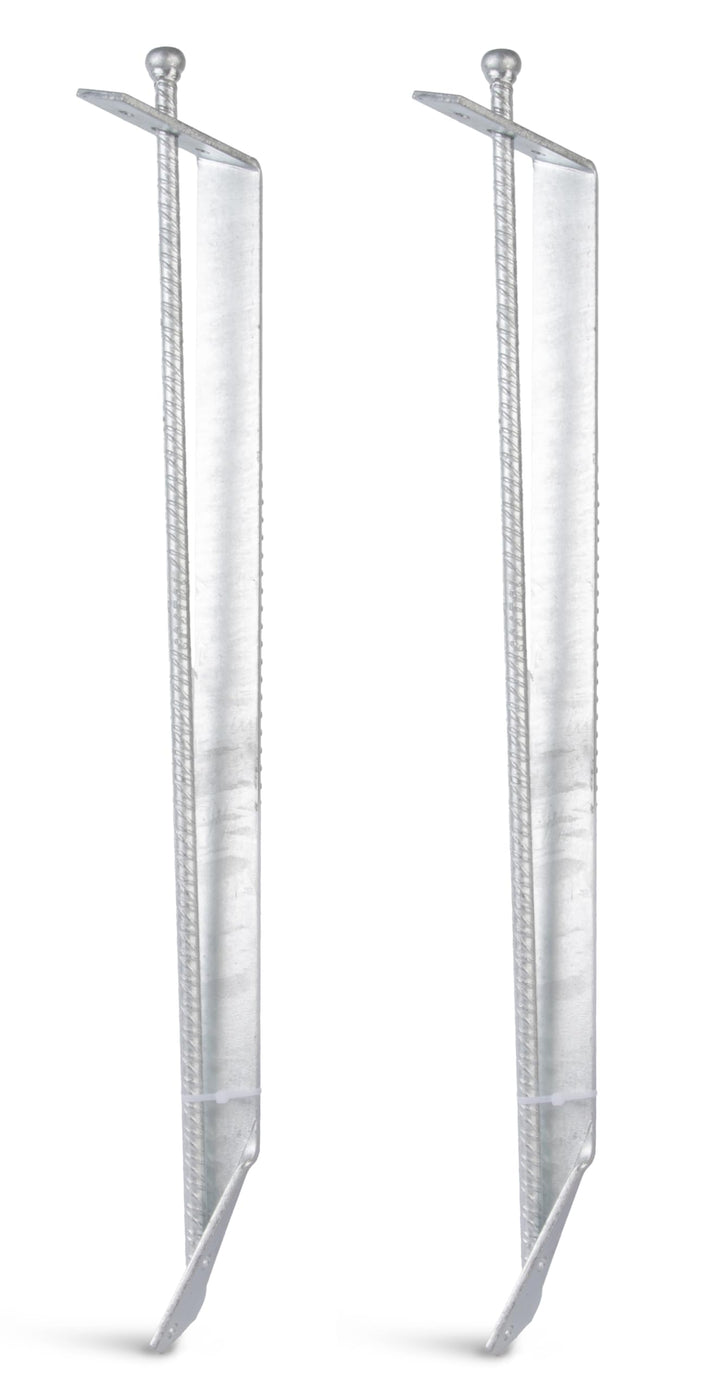 Alberts 215484 Sturmanker mit Erddorn | feuerverzinkt | Gesamthöhe: 637 mm | 2er Set