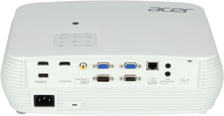 Acer P5330W DLP Beamer (WXGA (1.280 x 800 Pixel) 4.500 ANSI Lumen, 20.000:1 Kontrast, 3D, Keystone,