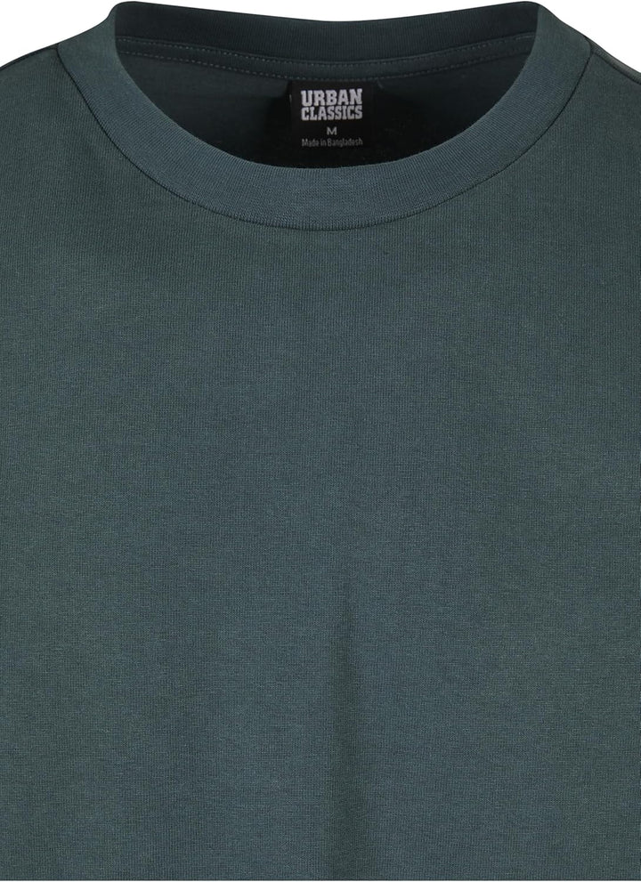 Urban Classics Herren Ultra Heavy Oversized Longsleeve L Bottlegreen, L Bottlegreen