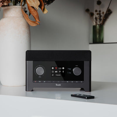 Teufel Radio 3SIXTY - Premium Digitalradio Bluetooth Lautsprecher, 360 Grad Sound, DAB+, Internetrad